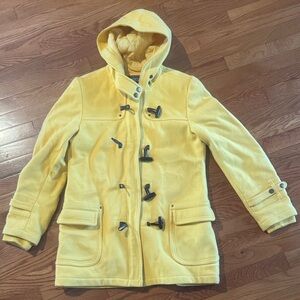 American Eagle Yellow Toggle Women's Coat